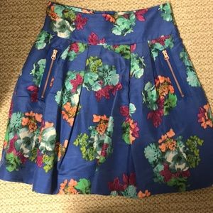 Anthropologie Maeve Floral Skirt